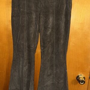 Green Corduroy Flare Pants